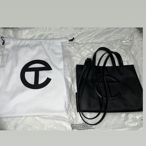 AUTHENTIC!!!!! New Telfar Bag in color Black size medium!